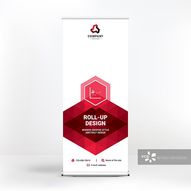 用于广告的易拉宝设计版面图片素材