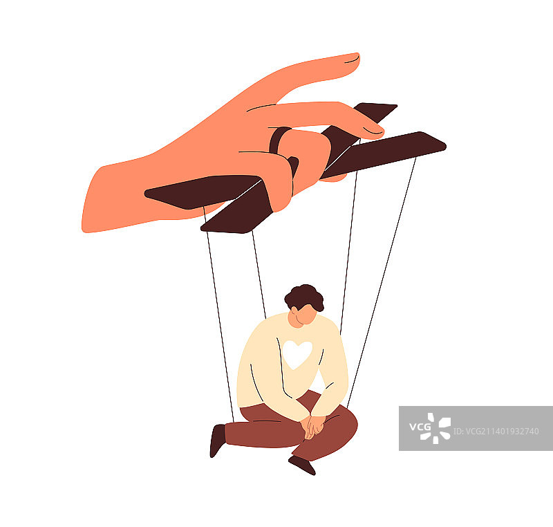 操纵支配概念图片素材