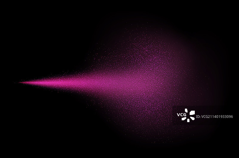 带闪光颗粒的粉色喷雾图片素材
