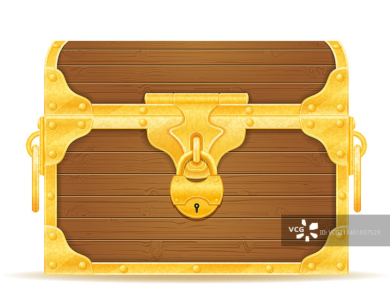 带有库存的复古木箱图片素材