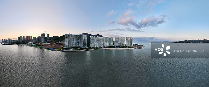 广东省惠州市惠东县佳兆业山海湾莱蒙水榭湾航拍图片素材