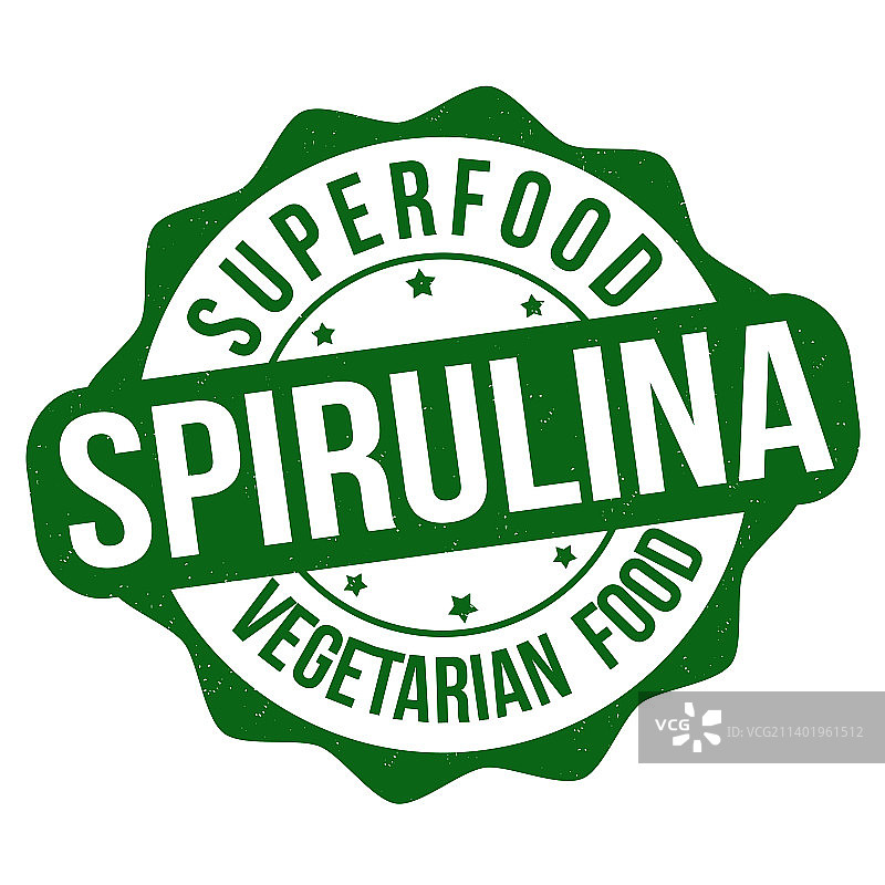 螺旋藻复古橡胶印章图片素材