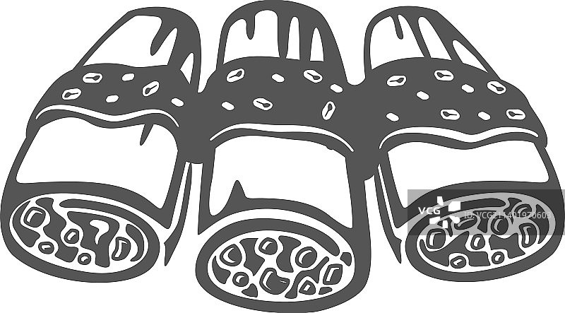 沙瓦玛玉米饼街头食品图片素材