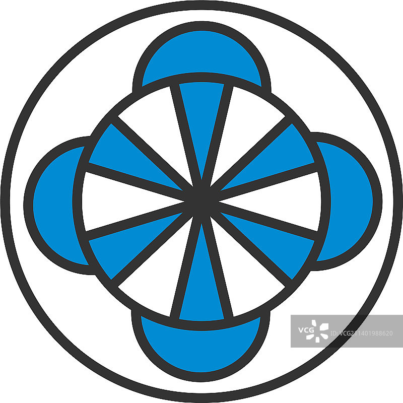 旋转木马顶视图图标图片素材