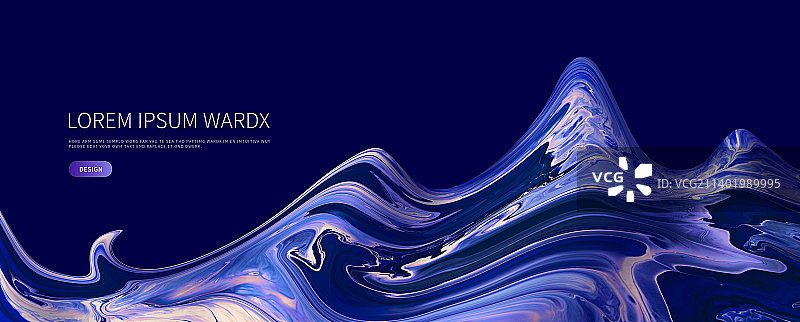 流体山脉 抽象自然艺术图片素材