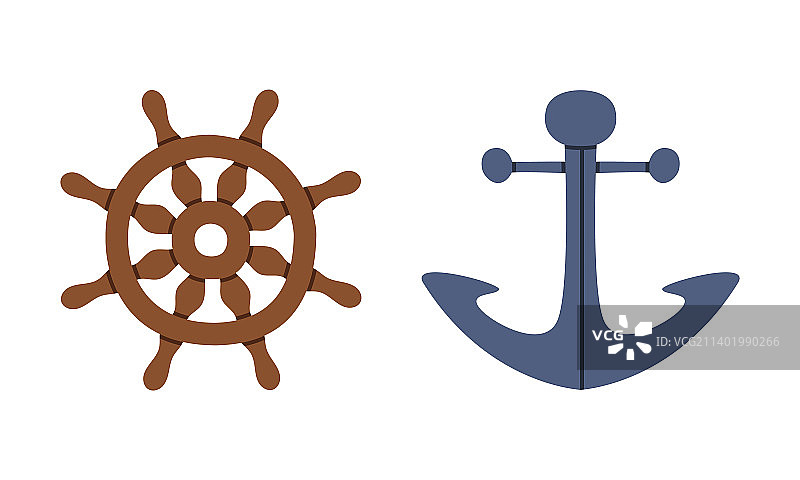 航海物件：船舵图片素材