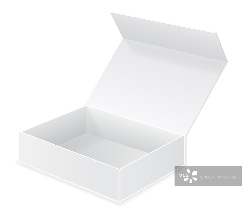 空白纸板箱包装模板图片素材
