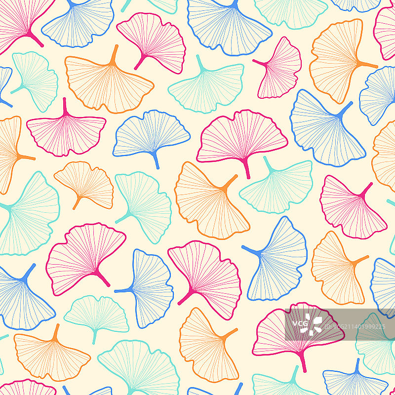 优雅的时尚无缝小碎花图案图片素材