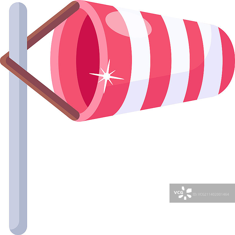 风向袋扁平图标下载图片素材