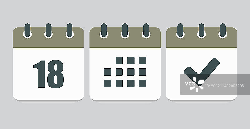 18号日程图标图片素材