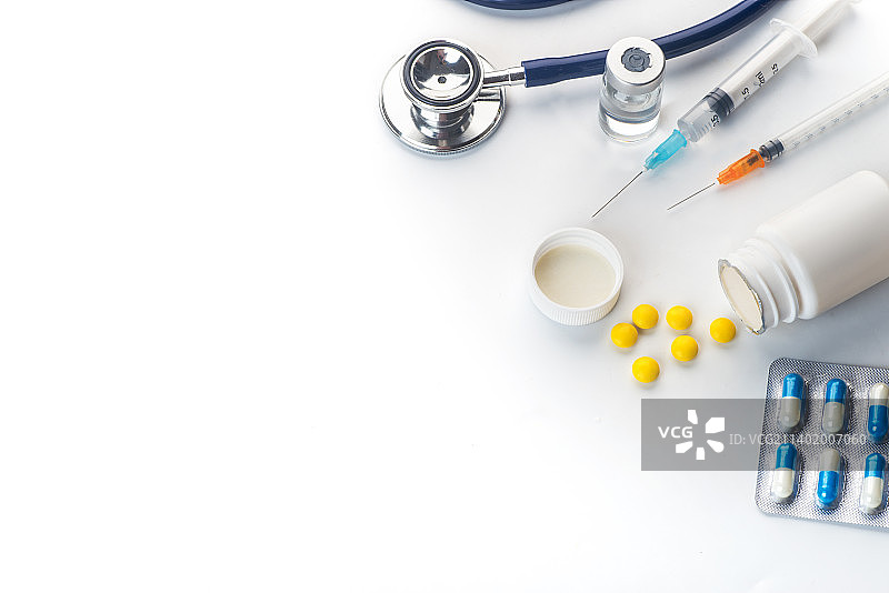 医疗器材和西药背景图片素材