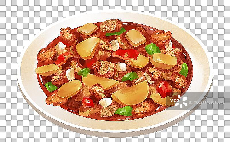 大盘鸡图片素材