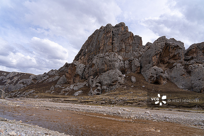 中国西北青海天峻县神湖之源图片素材