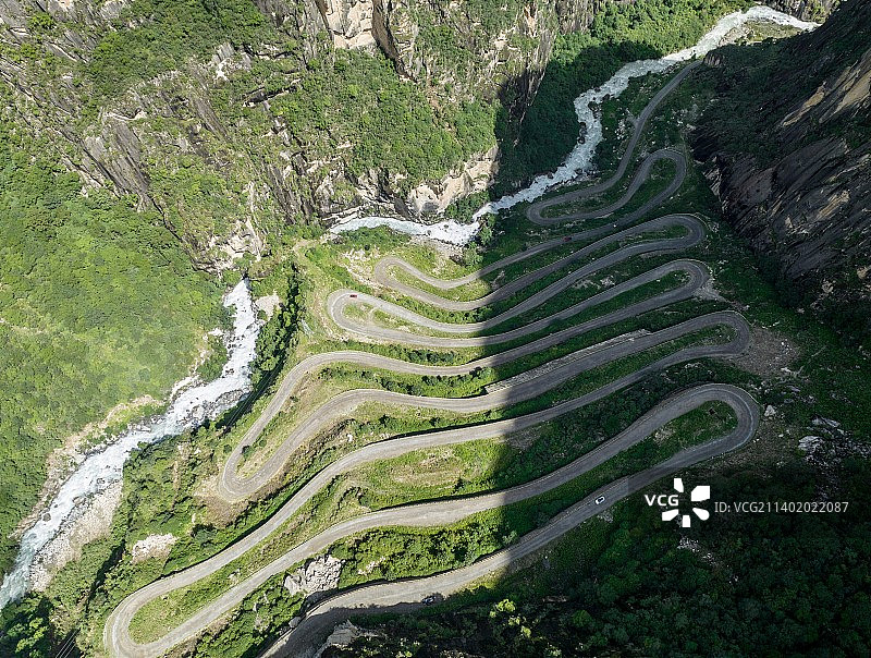 九曲十八弯图片素材