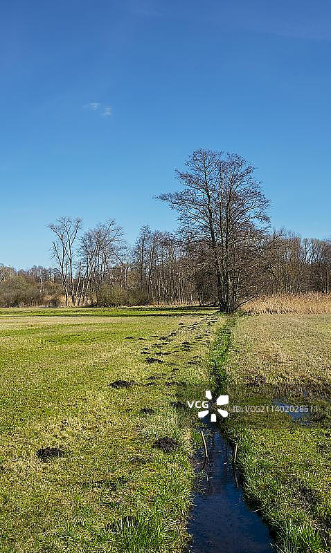 德国柏林赖尼肯多夫区泰格勒弗利斯景观图片素材