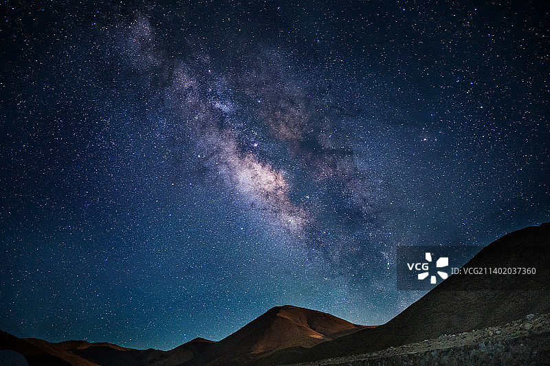 西藏阿里市 阿里暗夜公园银河图片素材