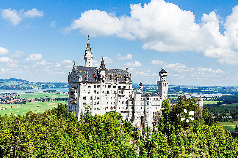 天鹅堡图片素材