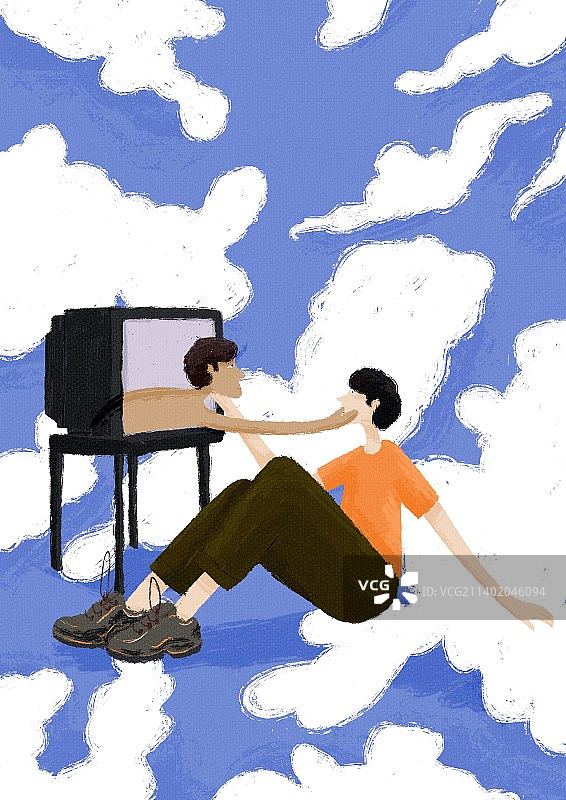 云端少年图片素材