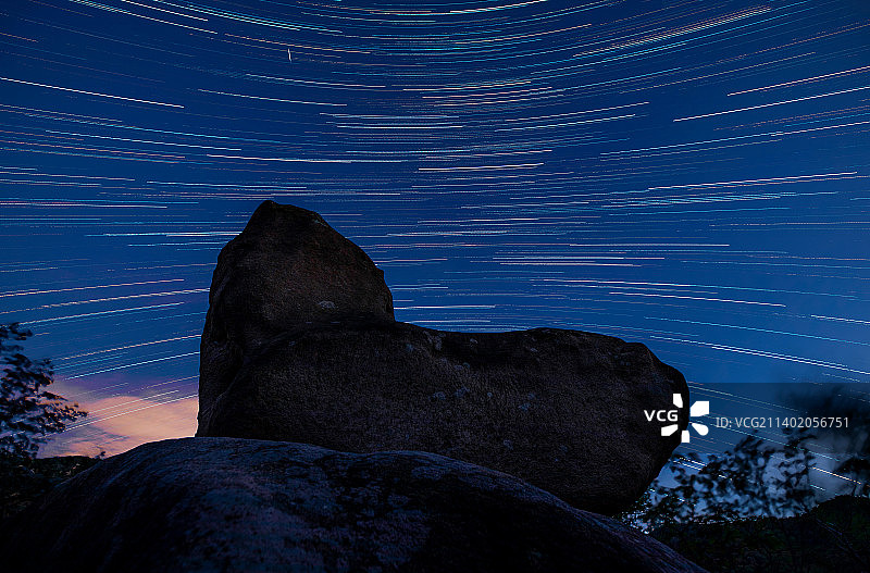 靴石星空图片素材