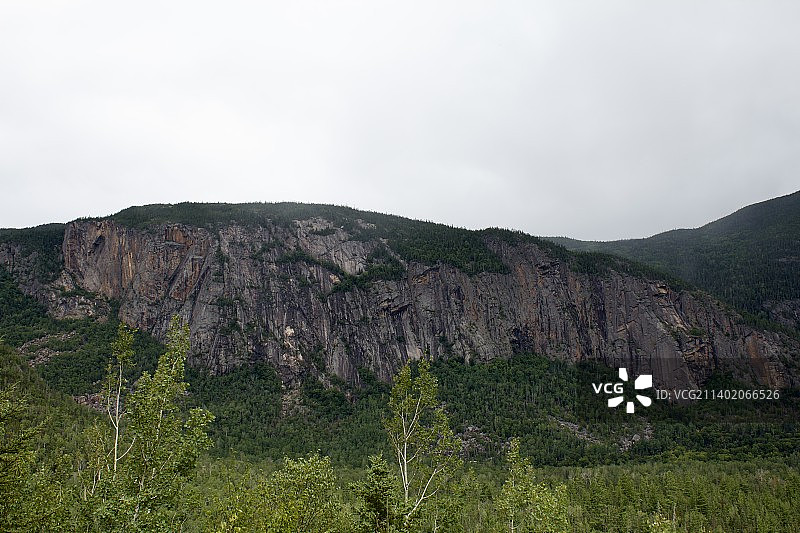 加拿大大马尔拜岩石山脉风光图片素材