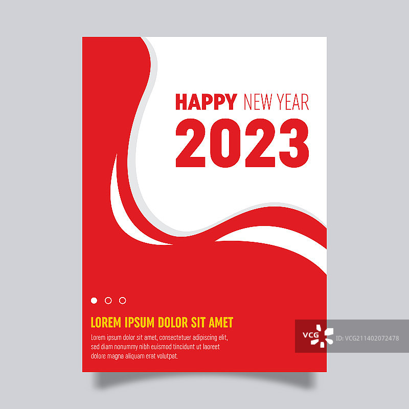 新年书籍封面设计模板图片素材