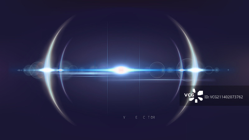 镜头上的抽象散景灯图片素材