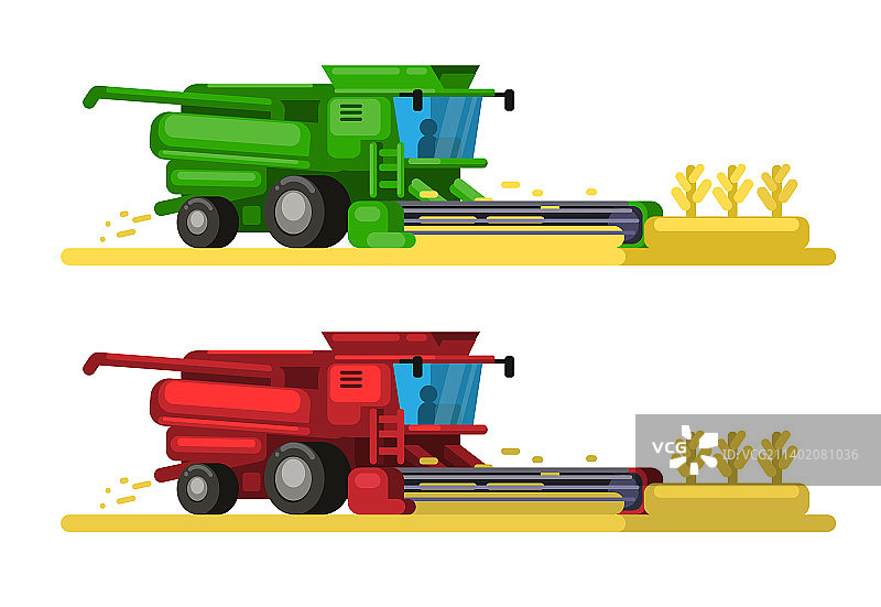收割机农业技术图片素材