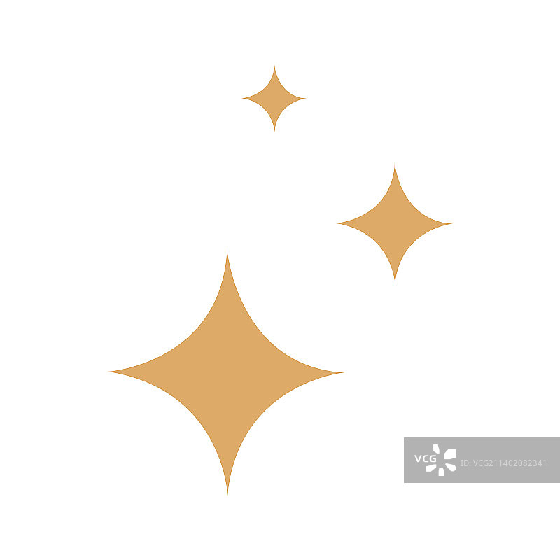 闪烁的星星图标图片素材