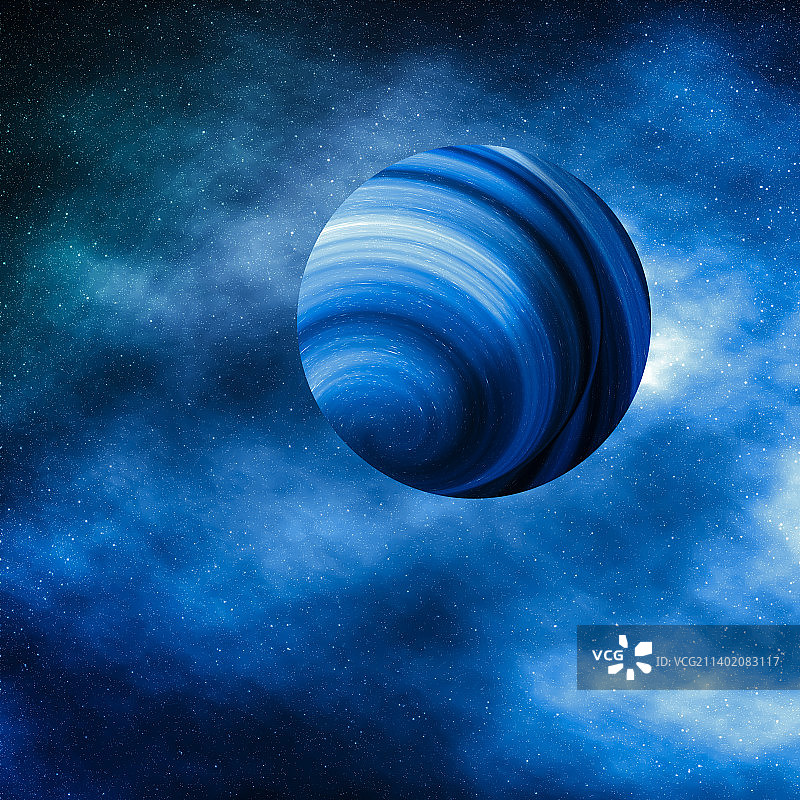 宇宙中的星星、行星和星系，时空旅行图片素材