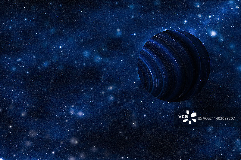 宇宙中的星星、行星和星系，时空旅行图片素材