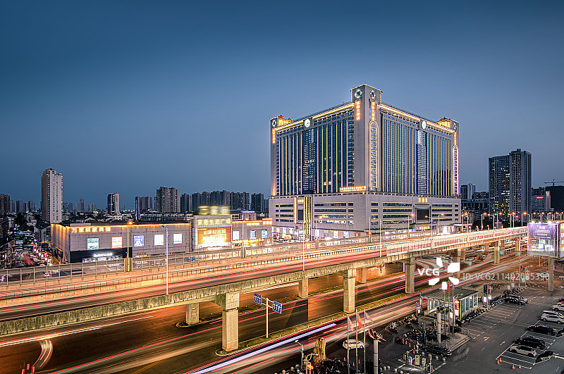 长沙城市风光地标建筑·万家丽路＆万家丽国际购物广场图片素材