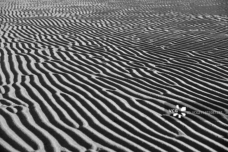 西班牙坎塔布里亚沙丘全画幅照片图片素材