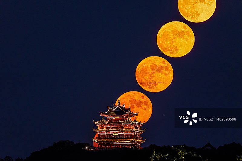 城隍阁月轨图片素材
