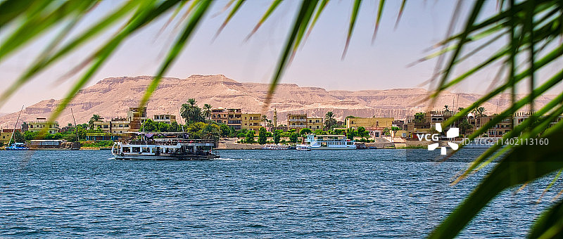 埃及卢克索海天景色图片素材