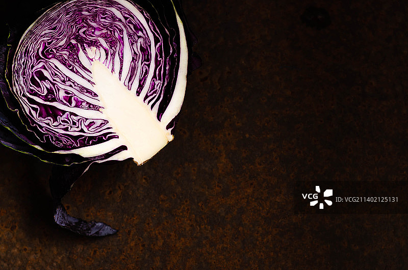 阿根廷餐桌上的卷心菜特写图片素材