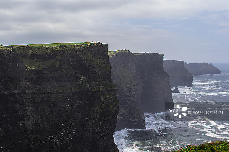 爱尔兰莫赫悬崖海景图片素材