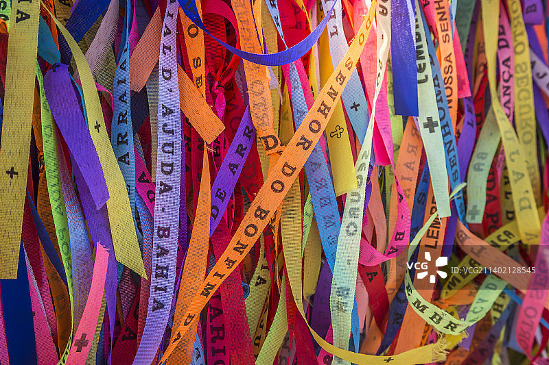 特兰科索的邦芬主保圣人丝带：信仰与幸运的象征图片素材