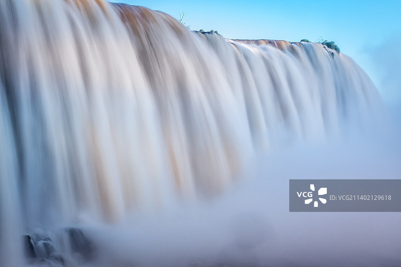 伊瓜苏瀑布壮丽景色（巴西视角，南美洲）图片素材