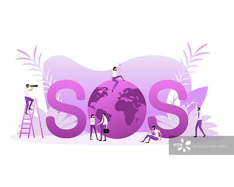 SOS紧急情况banner，911呼叫紧急警报图片素材