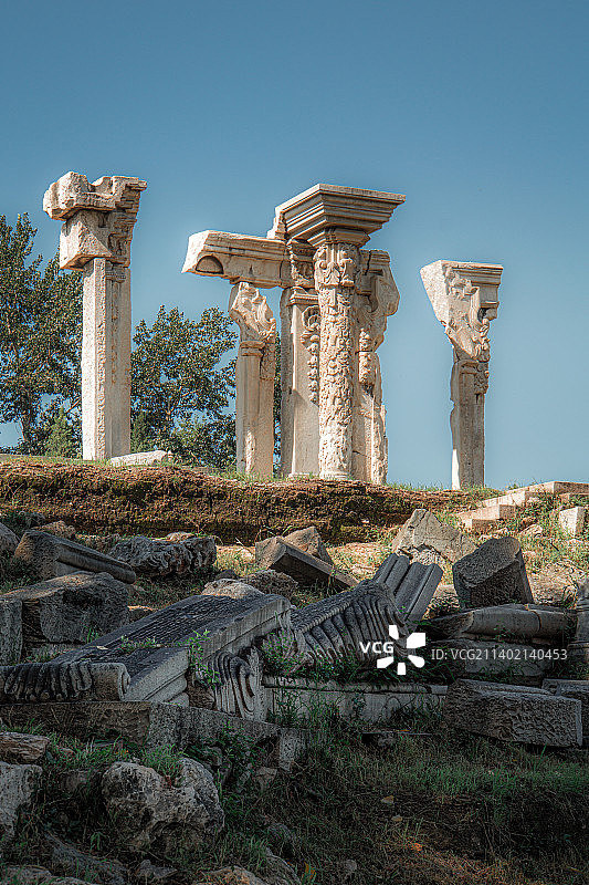 圆明园西洋楼遗址图片素材