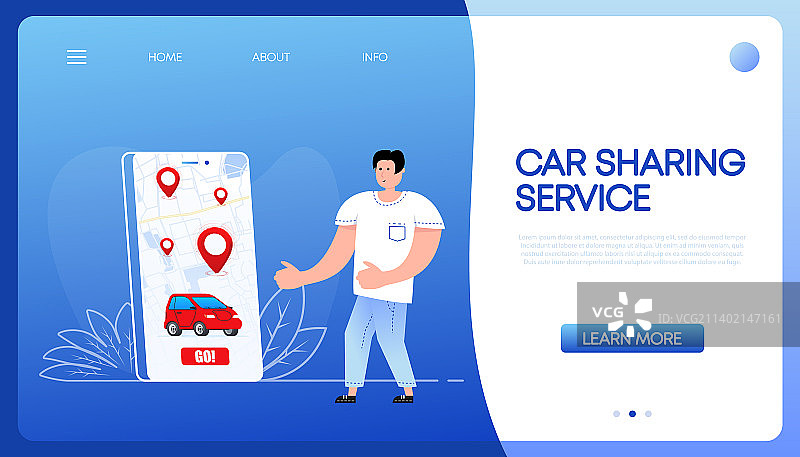 共享汽车服务图片素材