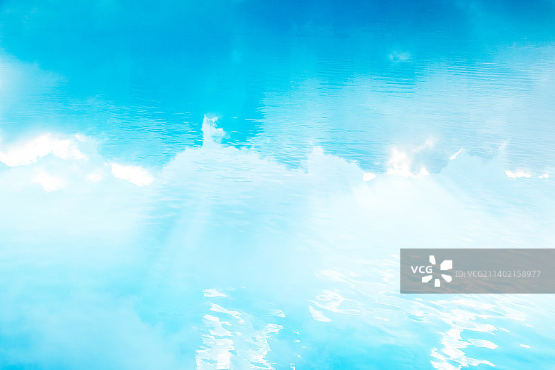 天空白云之境图片素材