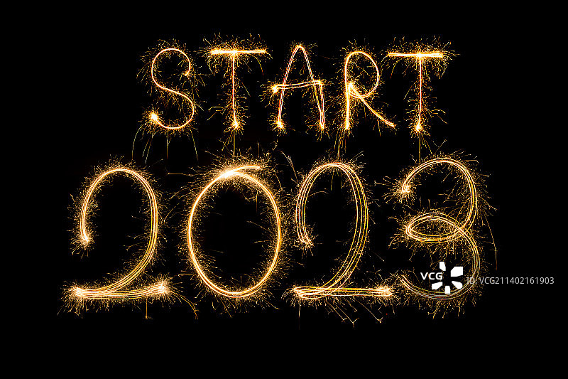 2023年新年烟花字图片素材