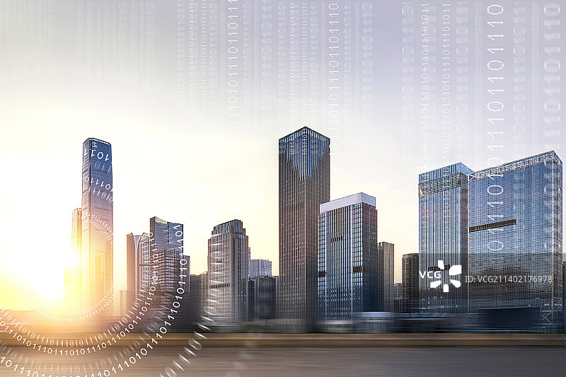 贵阳数字化城市风光图片素材