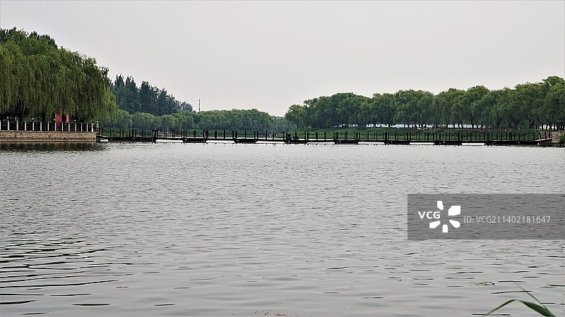 一座浮桥图片素材