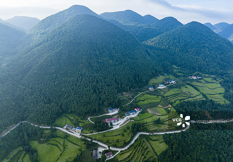 山里人家图片素材