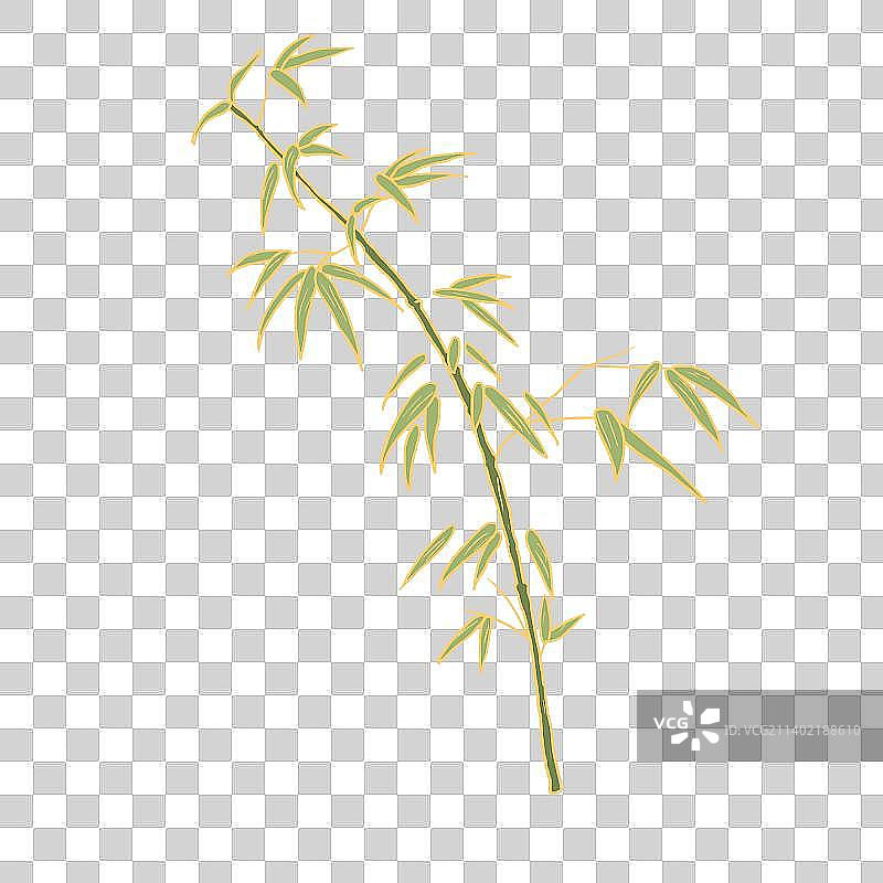 国潮花鸟山水素材图片素材