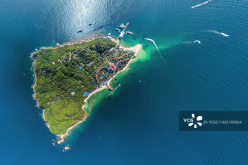 海南省三亚市海棠区蜈支洲岛旅游风景区图片素材
