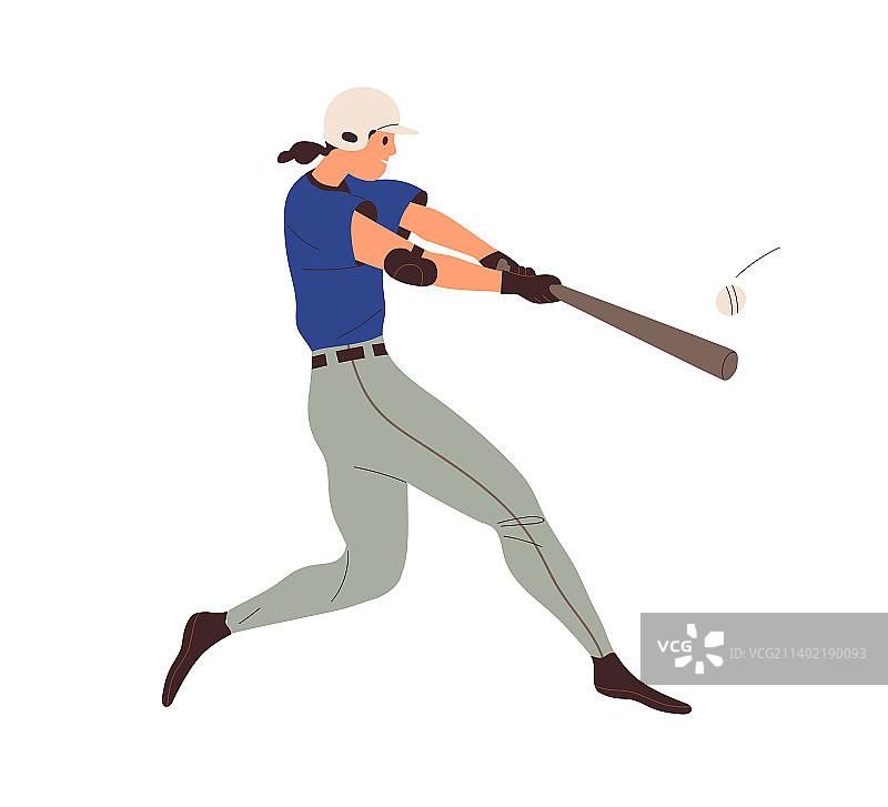 棒球击球手挥棒击球图片素材