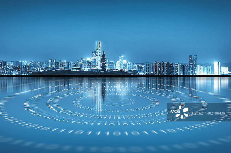 贵阳大数据概念夜景图片素材